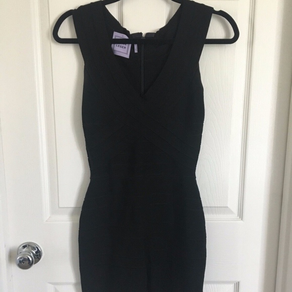 Herve Leger Dresses & Skirts - Herve Leger Bandage Black Mini Dress Herve Leger Dresses & Skirts - Herve Leger Bandage Black Mini Dress